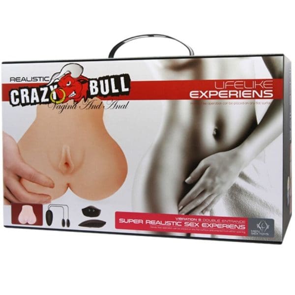 CRAZY BULL - REALISTIC VAGINA AND ANUS WITH VIBRATION POSITION 7 9